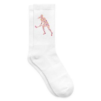 Floorball Spielerin Floorballer Unihockey - Tennissocken - Weiß - Rechts
