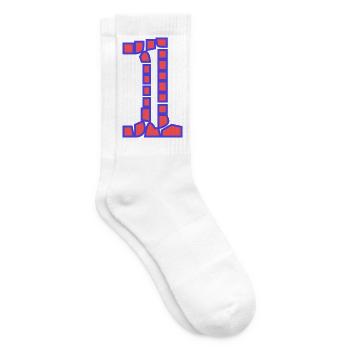 1. 1 Jahr. 1. JUBILÄUM. 1-JÄHRIGES JUBILÄUM - Tennissocken - Weiß - Rechts