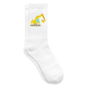 Bagger - Tennissocken - Weiß - Rechts