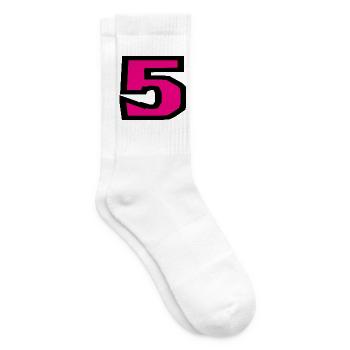 5. 5 JAHRE. 5-JÄHRIGES JUBILÄUM. 5-JÄHRIGES JUBILÄUM. 5. - Tennissocken - Weiß - Rechts