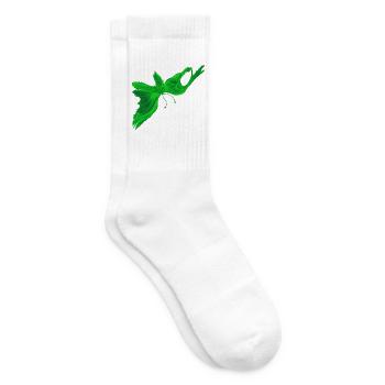 GreenLightButterfly Fantasy - Tennissocken - Weiß - Rechts