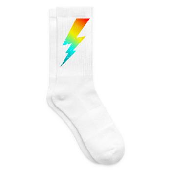 80s bolt lighting classic - Tennissocken - Weiß - Rechts