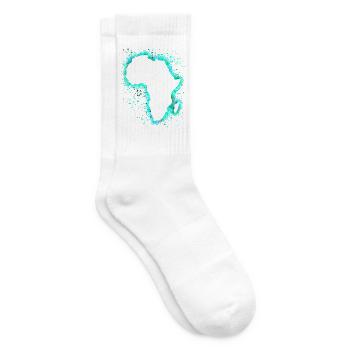 Afrika - Tennissocken - Weiß - Rechts