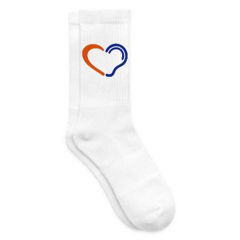 Löschen. Hörgeschädigtes, Gehörlose, eingeschränktes Hörvermögen. - Tennissocken - Weiß - Rechts