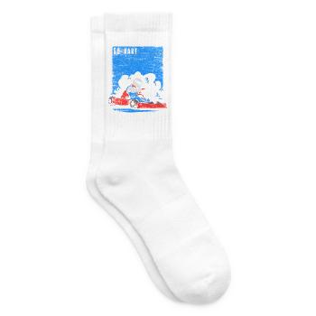 Rasanter Kartpilot Rennstrecke - Tennissocken - Weiß - Rechts