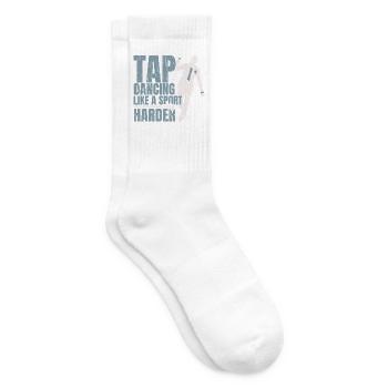 Stepptanz wie ein Sport nur härter Stepptanz - Tennissocken - Weiß - Rechts