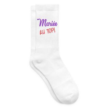 HOCHZEIT - Tennissocken - Weiß - Rechts