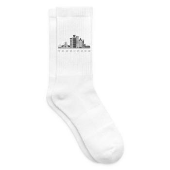Vancouver Skyline Canada - Tennis socks - white - Right