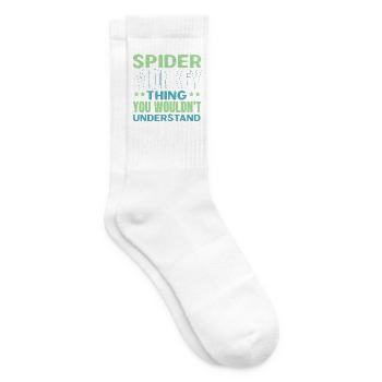 Spinnenliebhaber Spinnenflüsterer Arachnid Tarantu - Tennissocken - Weiß - Rechts