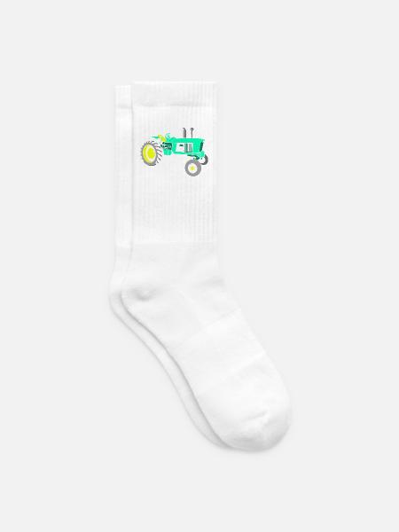 Traktor Trecker - Tennissocken - Weiß