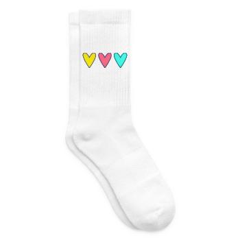 VALENTINSTAG. Junggesellinnenabschied. ICH LIEBE DICH. ICH LIEBE DICH. LIEBE - Tennissocken - Weiß - Rechts