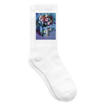 Bunter Pony - Tennissocken - Weiß - Rechts