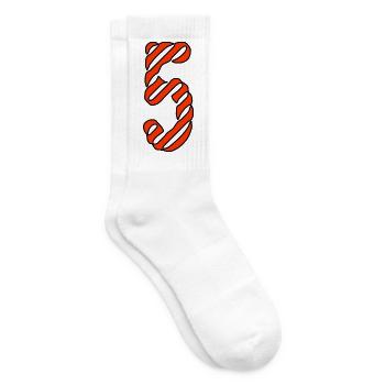 5. 5 JAHRE. 5-JÄHRIGES JUBILÄUM. 5-JÄHRIGES JUBILÄUM. 5. - Tennissocken - Weiß - Rechts