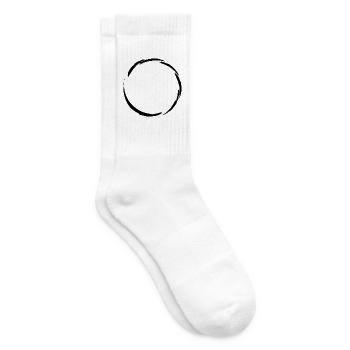 Kreis Symbol - Tennissocken - Weiß - Rechts
