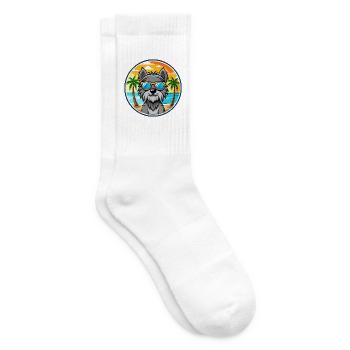 Bouvier Des Ardennes Hunderasse Cartoon Sonnenbrille - Tennissocken - Weiß - Rechts