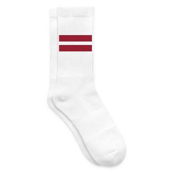 Lettland - Tennissocken - Weiß - Rechts