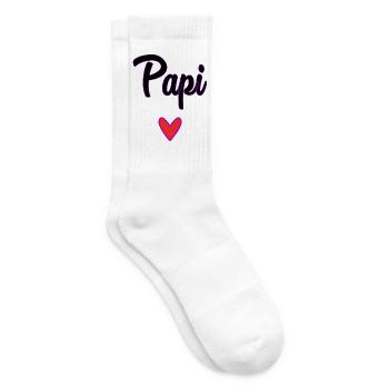 GRANDPA. DAD. FATHER'S DAY. HAPPY FATHER'S DAY - Tennis socks - white - Right
