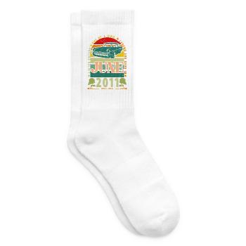 Geburtstagsgeschenk Juni 2011. Juni 2011 Juni 2011 - Tennissocken - Weiß - Rechts