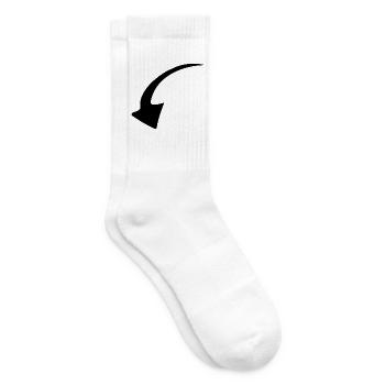 Pfeil - Pfeil - Tennissocken - Weiß - Rechts