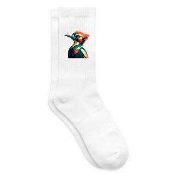 Pic Personnage De Dessin Animé Animal De Compagnie Coloré - Chaussettes de tennis - blanc - Droite