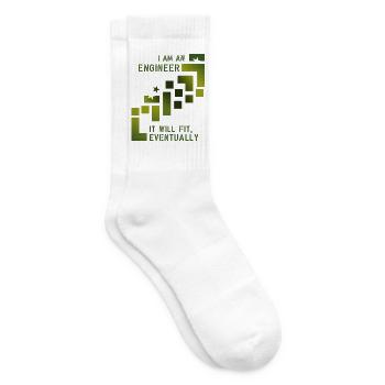 Engineer Ingenieur - Tennissocken - Weiß - Rechts