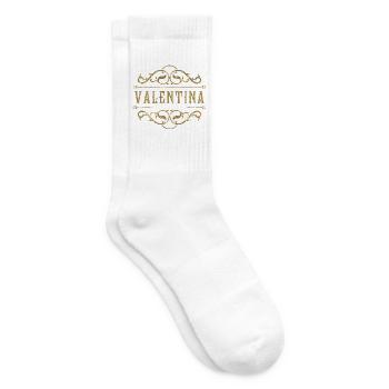 Valentina gold - Tennissocken - Weiß - Rechts