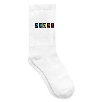 Padel Padelspieler Padeltennis Paddle Padeltrainer - Tennissocken - Weiß - Rechts