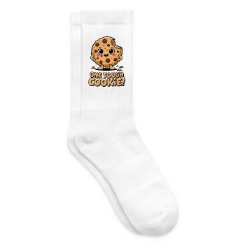 One Tough Cookie! - Tennis socks - white - Right