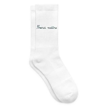 GELIEBTE. MEISTER. VIELEN DANK. DANKE, HERRIN. MEISTER - Tennissocken - Weiß - Rechts