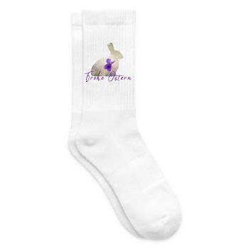 Ostern Frohe Ostern - Tennissocken - Weiß - Rechts
