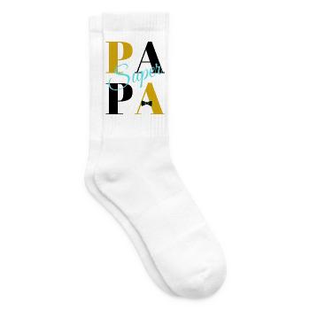 Super Papa - Tennissocken - Weiß - Rechts