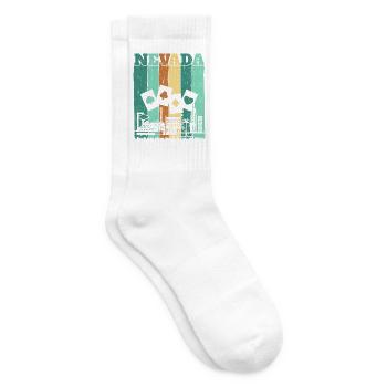 Nevada USA Bundesland Amerika Nevadan Carson City - Tennissocken - Weiß - Rechts