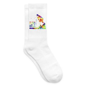 Wieselflinker Unihockey Stürmer - Tennissocken - Weiß - Rechts