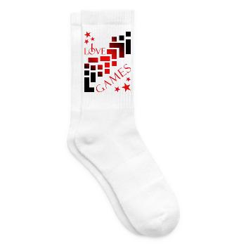 Gamer games - Tennissocken - Weiß - Rechts