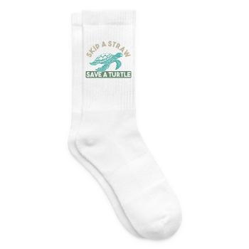 Meer Plastik Plastikverschmutzung - Tennissocken - Weiß - Rechts