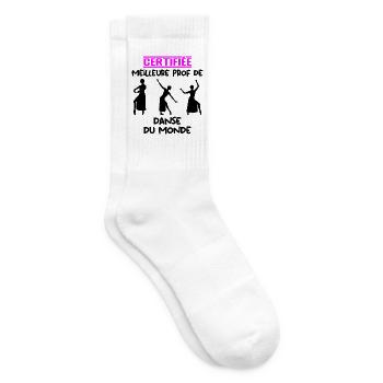 ZERTIFIZIERTER BESTER LEHRER - Tennissocken - Weiß - Rechts
