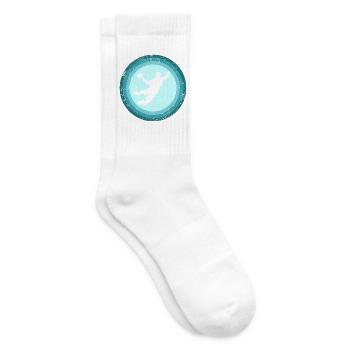 Handball Spieler Retro Handballer Handballspieler - Tennissocken - Weiß - Rechts