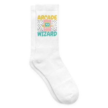 Arcade Spiele Video Spiel Spiel Nerd Streamer - Tennissocken - Weiß - Rechts