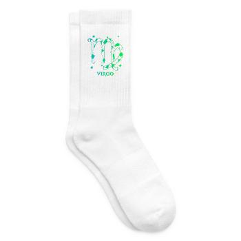 Jungfrau Sternzeichen - Tennissocken - Weiß - Rechts