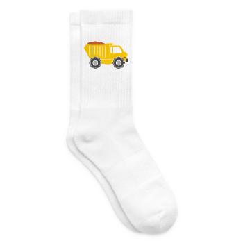 Laster LKW - Tennissocken - Weiß - Rechts