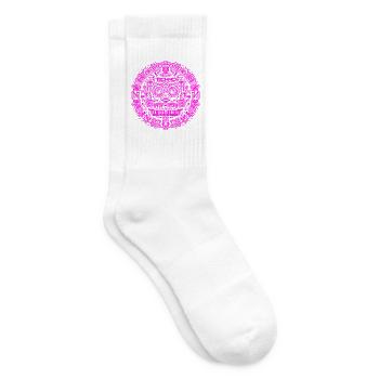 Techno Music Logo - Chaussettes de tennis - blanc - Droite