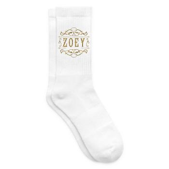 Zoey gold - Tennissocken - Weiß - Rechts