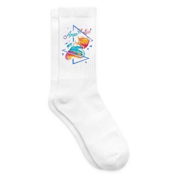 Umsichtiger Anästhesist Operationssaal - Tennissocken - Weiß - Rechts