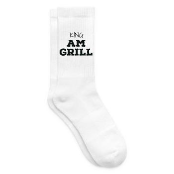 King at the grill - Tennis socks - white - Right