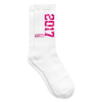 9TH BIRTHDAY LIMITED EDITION 2017 - Tennis socks - white - Right
