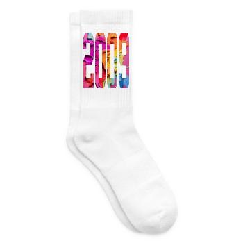 BUNT 17. GEBURTSTAG 2009 - Tennissocken - Weiß - Rechts