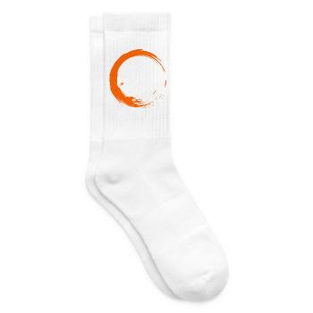 Kreis Bürste Design Neu Geschenk Vektor Form - Tennissocken - Weiß - Rechts