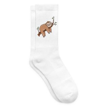 sloth - Tennis socks - white - Right