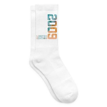17TH BIRTHDAY LIMITED EDITION 2009 - Tennis socks - white - Right