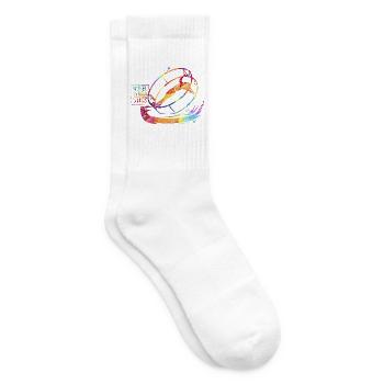 Federnde Radgymnastin Wettkampf - Tennissocken - Weiß - Rechts